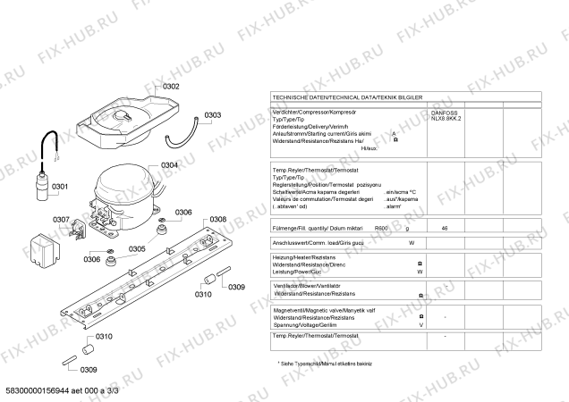 Схема №1 KG34NX74GB с изображением Вкладыш в панель для холодильника Siemens 00701574