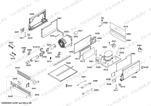 Схема №4 CIR30P00 с изображением Изоляция для холодильной камеры Bosch 00685934