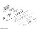 Схема №3 SHE55C02UC с изображением Панель управления для посудомоечной машины Bosch 00669117