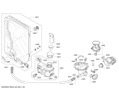 Схема №5 SMU69T05SK с изображением Передняя панель для посудомойки Bosch 00672703