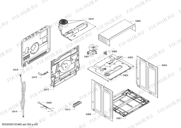 Взрыв-схема плиты (духовки) Bosch HBA43S452E horno.BO.3DL.B4.E0_CIF.pt_bsc.inox - Схема узла 04