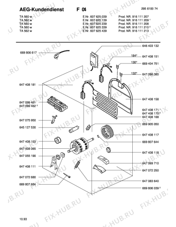 Взрыв-схема стиральной машины Blomberg TA 562-W 916 111 212 - Схема узла Section3