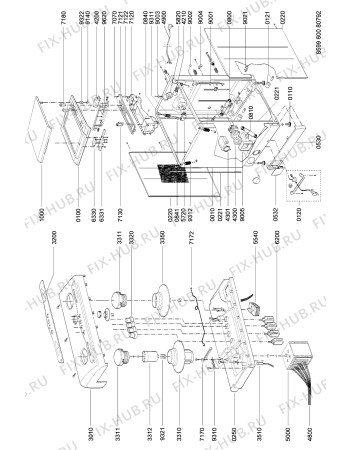 Схема №2 SLAT с изображением Кнопка, ручка переключения для стиральной машины Whirlpool 481241378691