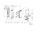 Схема №1 WMT502 (F091224) с изображением Блок управления Indesit C00333766