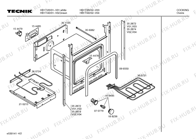 Схема №4 HB1TI20 с изображением Кнопка для плиты (духовки) Bosch 00173468