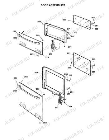 Схема №2 E530EW (F032661) с изображением Клавиша для электропечи Indesit C00224792