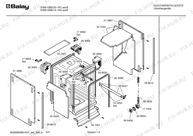 Схема №4 SRS43C02GB Classixx с изображением Модуль управления для посудомоечной машины Bosch 00490641