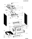 Схема №2 EW12C (F030242) с изображением Дверца для электропечи Indesit C00099867