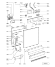 Схема №1 GSFS PRESTIGE с изображением Панель для посудомоечной машины Whirlpool 481245373322
