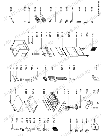 Схема №1 AGB022014 (F092047) с изображением Наставление для холодильника Indesit C00360459