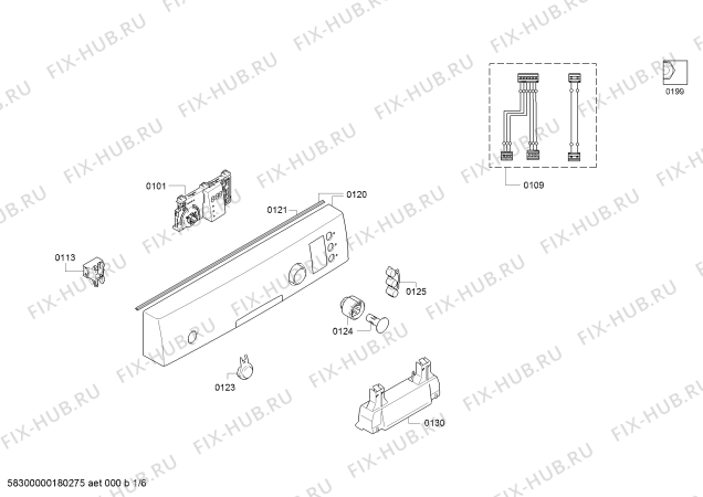 Схема №4 SPS53E06RU с изображением Столешница для посудомойки Bosch 00687483