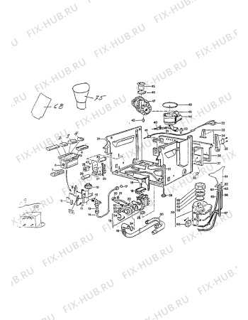 Взрыв-схема посудомоечной машины Electrolux BW330-2 - Схема узла Water equipment