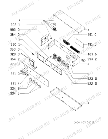 Схема №1 SLE 3480/01 EW с изображением Обшивка для электропечи Whirlpool 481945358616