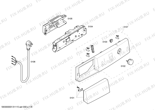 Схема №2 WTB86202UC Axxis + с изображением Кабель для электросушки Bosch 00605996