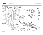 Схема №4 SMS5021 с изображением Боковая часть корпуса для посудомоечной машины Bosch 00204189