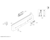 Схема №4 SN24D200EU с изображением Панель управления для посудомоечной машины Siemens 00799001