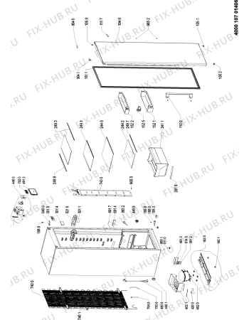 Схема №1 WME3611 X с изображением Запчасть для холодильника Whirlpool 481010699592