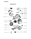 Схема №2 RO8213EA/411 с изображением Двигатель (мотор) для пылесоса Rowenta RS-RT4286