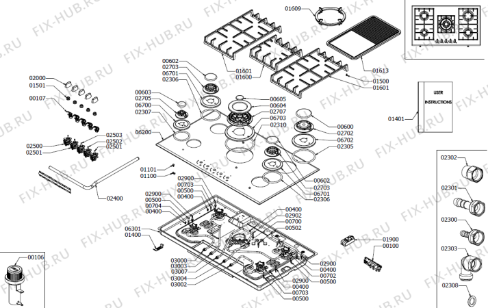 Схема №1 G960B (281755, PCZ90V) с изображением Корпусная деталь для электропечи Gorenje 189884