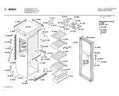 Схема №1 KSW3601 с изображением Стеклянная полка для холодильника Bosch 00270643