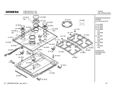 Схема №1 ER617501 с изображением Инструкция по установке и эксплуатации для плиты (духовки) Siemens 00589806