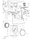 Схема №2 WA STAR 75 EX с изображением Модуль (плата) для стиралки Whirlpool 481010433876