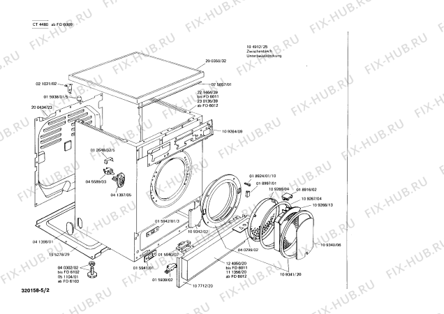 Схема №2 CT4480 с изображением Кнопка для сушки Bosch 00019571
