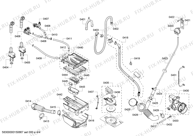 Схема №2 WFVC544CUC с изображением Панель управления для стиралки Bosch 00677457