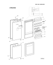 Схема №4 FF4200DP (F061848) с изображением Дверка для холодильной камеры Indesit C00279835