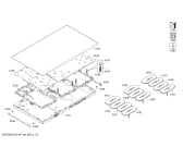 Схема №1 PXX995DE3E с изображением Стеклокерамика для электропечи Bosch 00715903