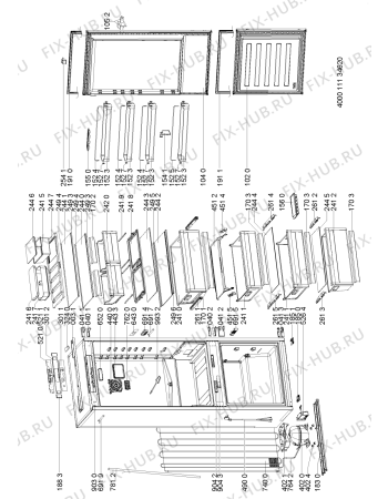 Схема №1 KCBDR 20700 с изображением Полка для холодильника Whirlpool 481011122017