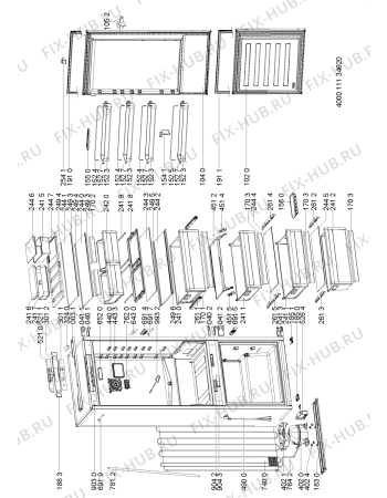 Схема №1 KCBDR 20700 с изображением Полка для холодильника Whirlpool 481011044492