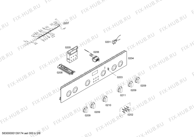 Схема №5 HM422210E с изображением Коллектор для духового шкафа Siemens 00246109