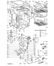 Схема №1 ADP 2960 NA с изображением Обшивка для электропосудомоечной машины Whirlpool 481245370712