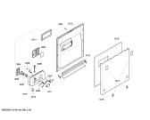 Схема №3 SGI45E16GB с изображением Передняя панель для посудомоечной машины Bosch 00449829