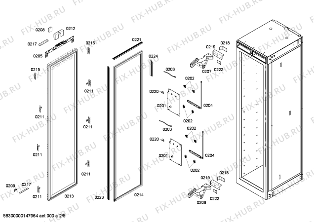Схема №4 RW414260 с изображением Вентиляционная решетка для холодильной камеры Bosch 00666693