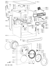 Схема №1 AWM 7105 с изображением Бак (полубак) для стиралки Whirlpool 481241818531
