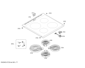 Схема №2 HLN342220B с изображением Панель управления для электропечи Bosch 00667359