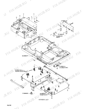 Взрыв-схема видеотехники Siemens FM350763 - Схема узла 08