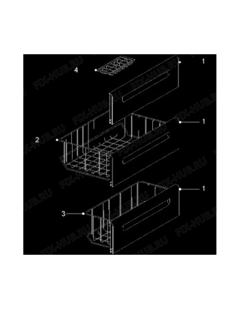 Взрыв-схема стиральной машины Frigidaire FV203T - Схема узла Furniture