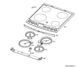 Схема №5 43102V-MN с изображением Поверхность для электропечи Aeg 140057685392