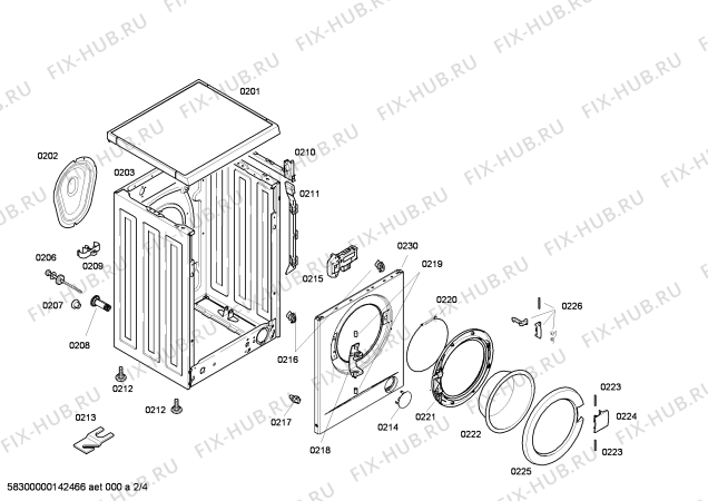 Схема №3 WAA20111EE с изображением Панель управления для стиралки Bosch 00669798