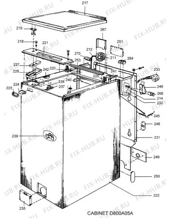 Взрыв-схема стиральной машины Gorenje Minimax 900 Eko D800A05A SE   -White 4_5 kg (900000900, D800A05A) - Схема узла 02