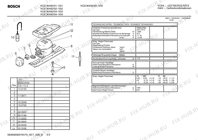 Схема №2 KGE36492 с изображением Дверь для холодильной камеры Bosch 00473350