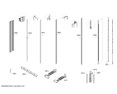 Схема №3 RC462700 с изображением Монтажный набор для холодильника Bosch 00703406