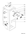 Схема №7 WSN 5556 A+ N с изображением Дверь для холодильника Whirlpool 480132102606