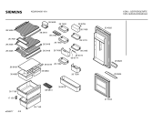 Схема №1 KG26V04 с изображением Дверь морозильной камеры для холодильника Siemens 00216164