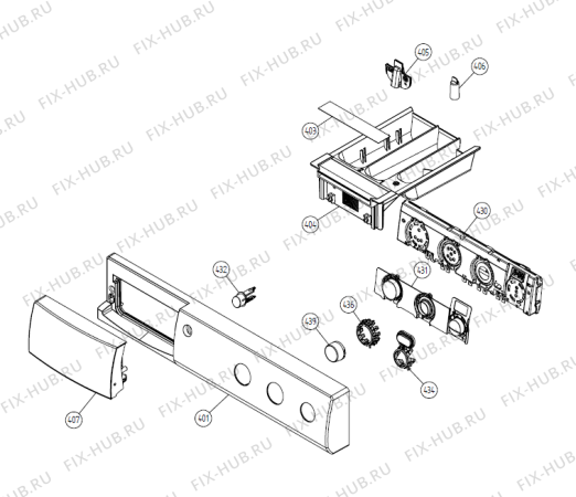 Взрыв-схема стиральной машины Gorenje W6132 DK   -White #2101822 (900003112, WM25.2) - Схема узла 04