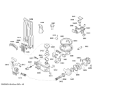 Схема №2 DRS4507 с изображением Передняя панель для электропосудомоечной машины Bosch 00700912