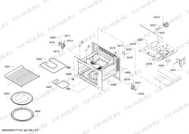 Схема №3 HMCP0252UC Bosch с изображением Дисплейный модуль для микроволновки Bosch 11024315